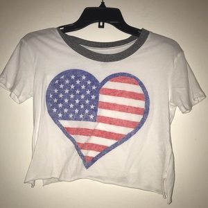 Billabong cut cropped t-shirt